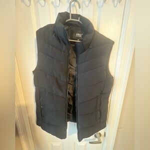 Men's Dark Puffer Vest